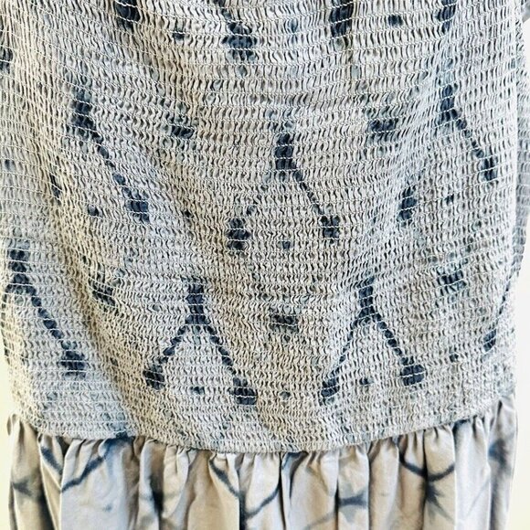 NWT SONOMA Women Sleeveless Pullover Square Neck Blue Rayon Shirt Plus Size 4X - Picture 4 of 14